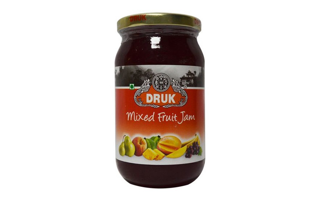 Druk Mixed Fruit Jam    Glass Jar  500 grams
